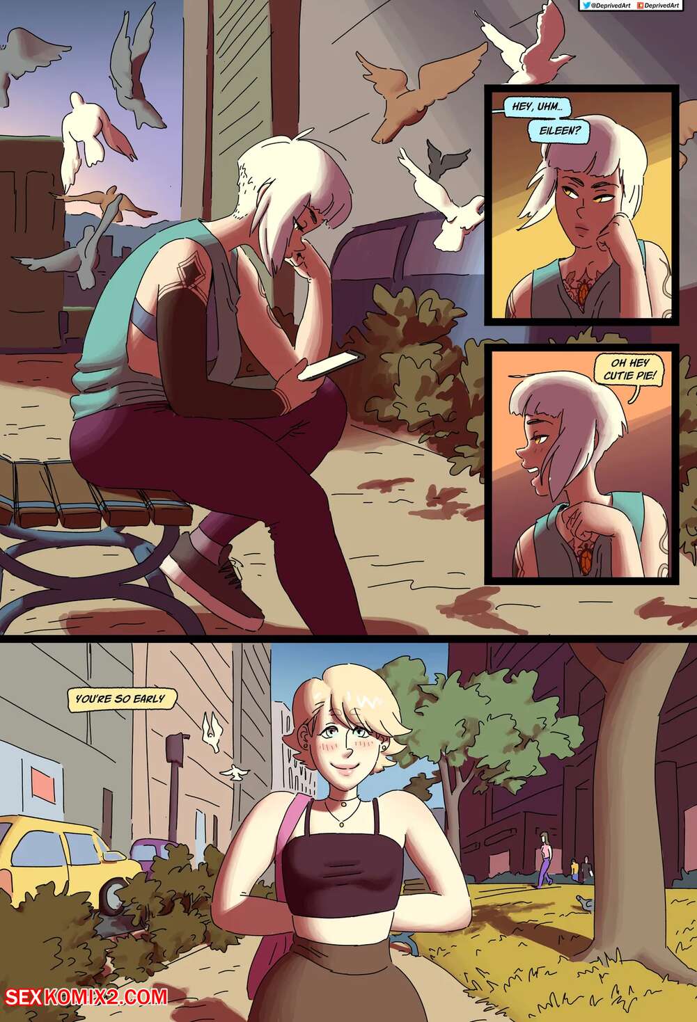 Porn comic First Time Meeting. DeprivedArt