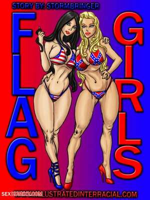 Porn comic Flag Girls. Chapter 1. IllustratedInterracial.
