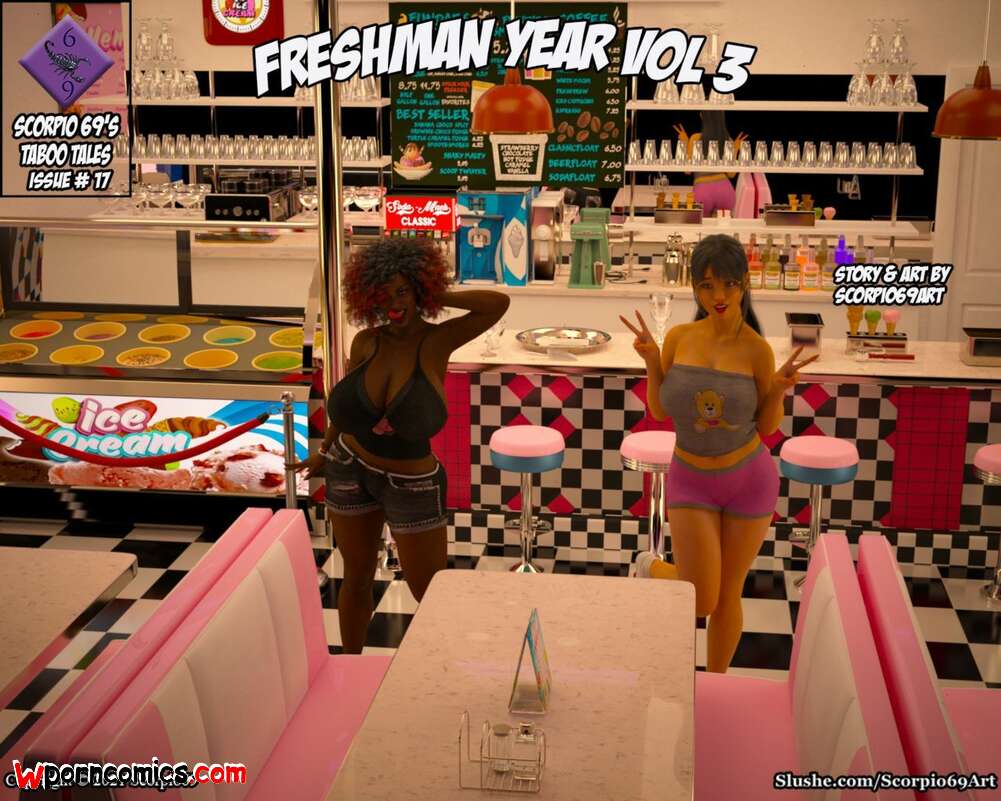 Porn comic Freshman Year. Chapter 3. Scorpio69.