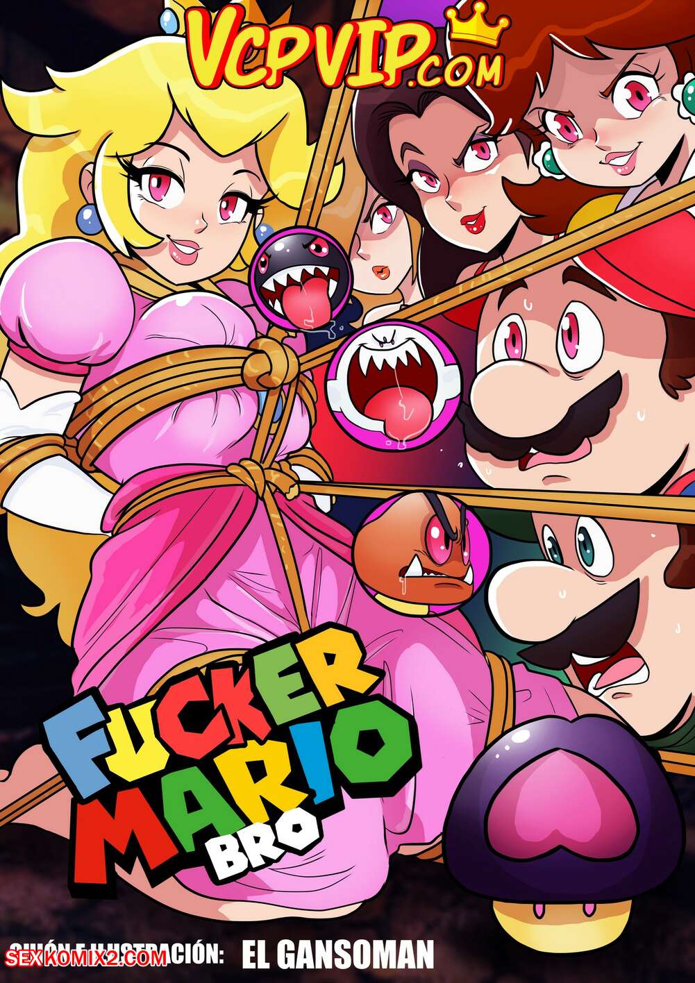 Porn comic Fucker Mario Bros. Gansoman.