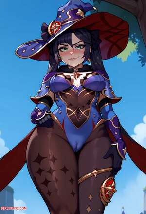 Porn comic Genshin Impact. Mona x BBC. Floxin