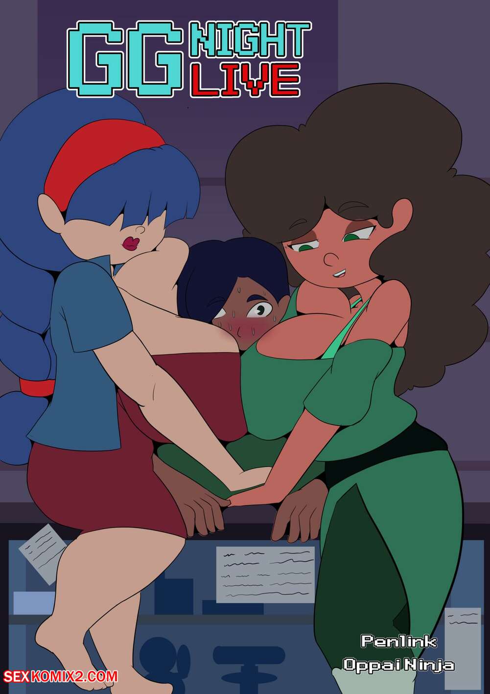 Porn comic GG Night Live 2. Penlink