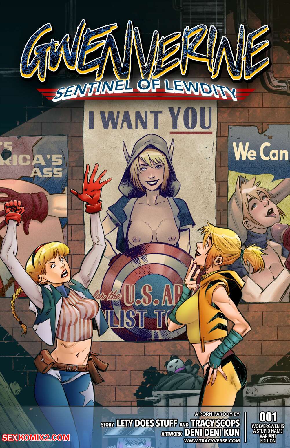 Porn comic Gwenverine. Chapter 1. SpiderMan. Tracy Scops.