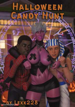 Porn comic Halloween Candy Hunt. Lexx228.
