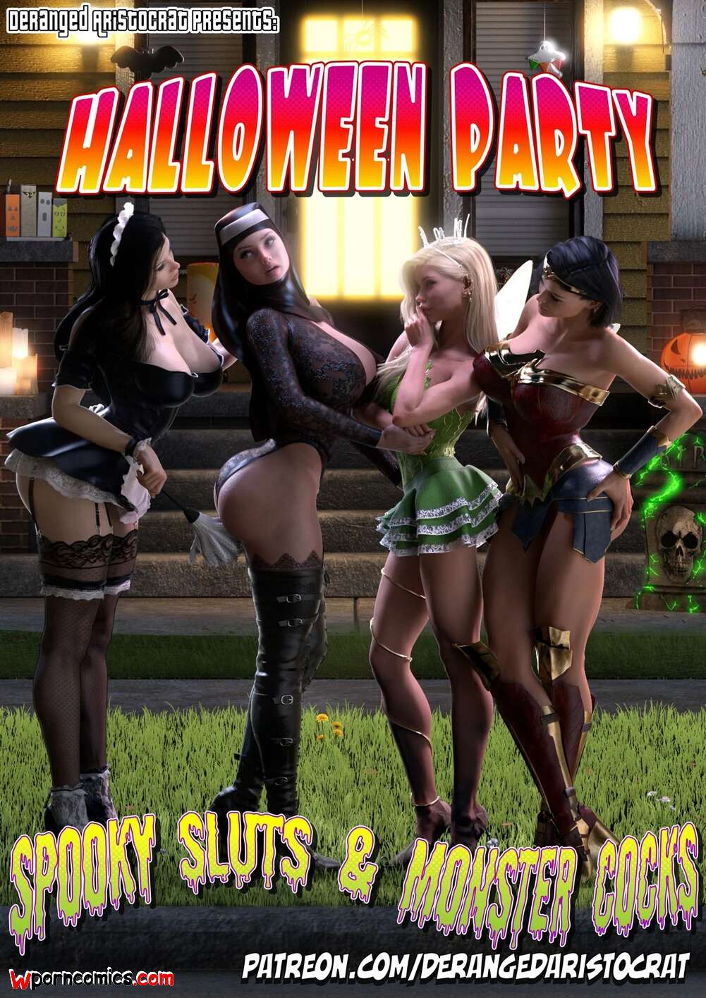 Porn comic Halloween Party. Chapter 1. Deranged Aristocrat.