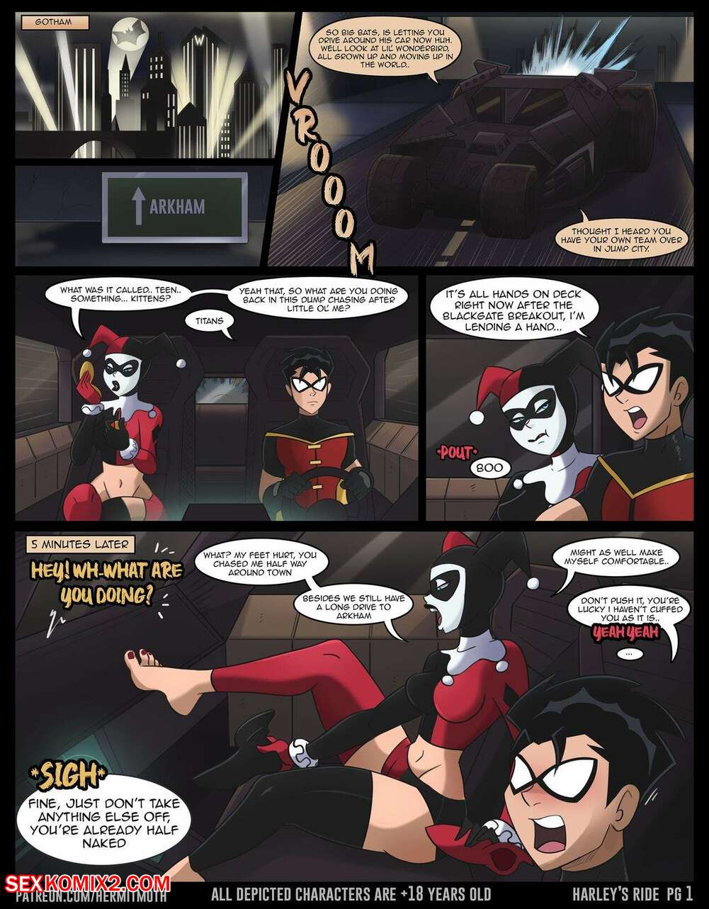 Porn comic Harleys Ride. Hermit Moth