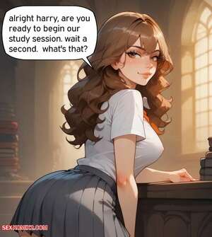 Porn comic Harry And Hermione Fuck Before Studying. ozziru