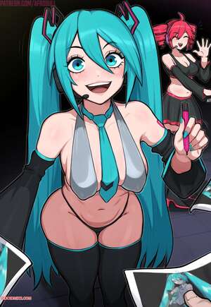 Porn comic Hatsune Miku. Vocaloid. Afrobull