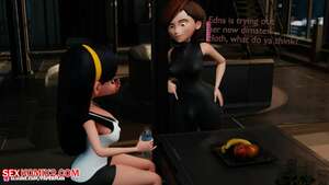 Porn comic Helen Parrs new suit. Paperman.