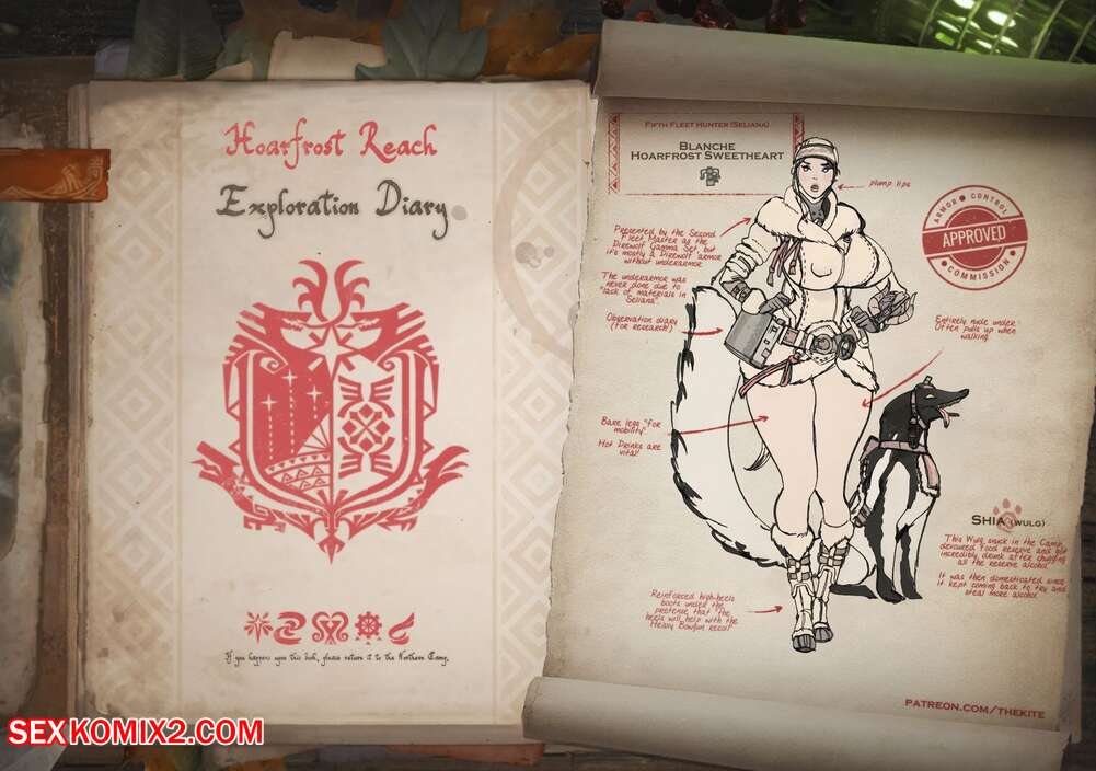 Porn comic Hoarfrost Reach Exploration Diary. Chapter 1. Monster Hunter. The Kite.