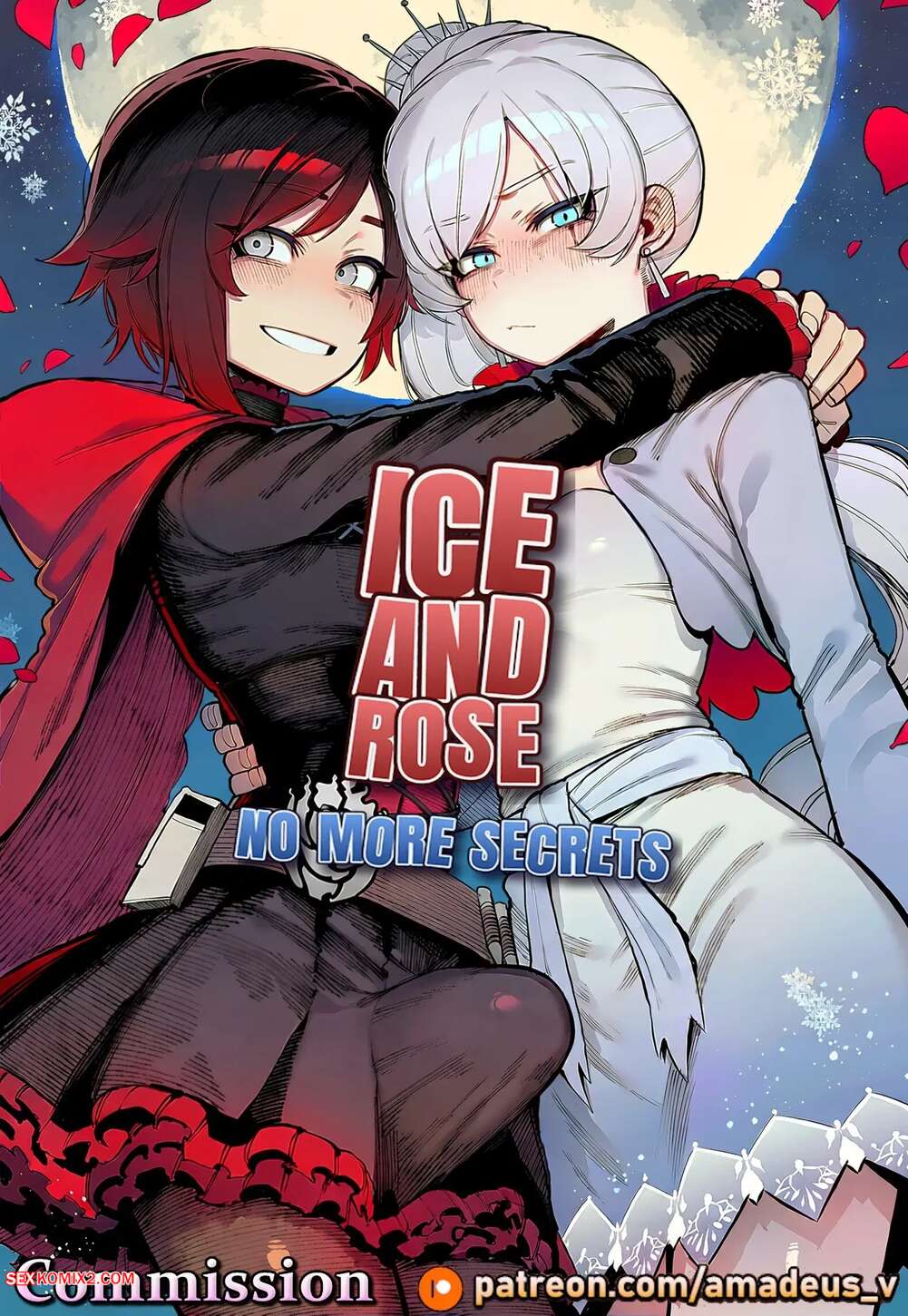 Porn comic Ice and Rose. Ruby x Weiss. Amadeus V