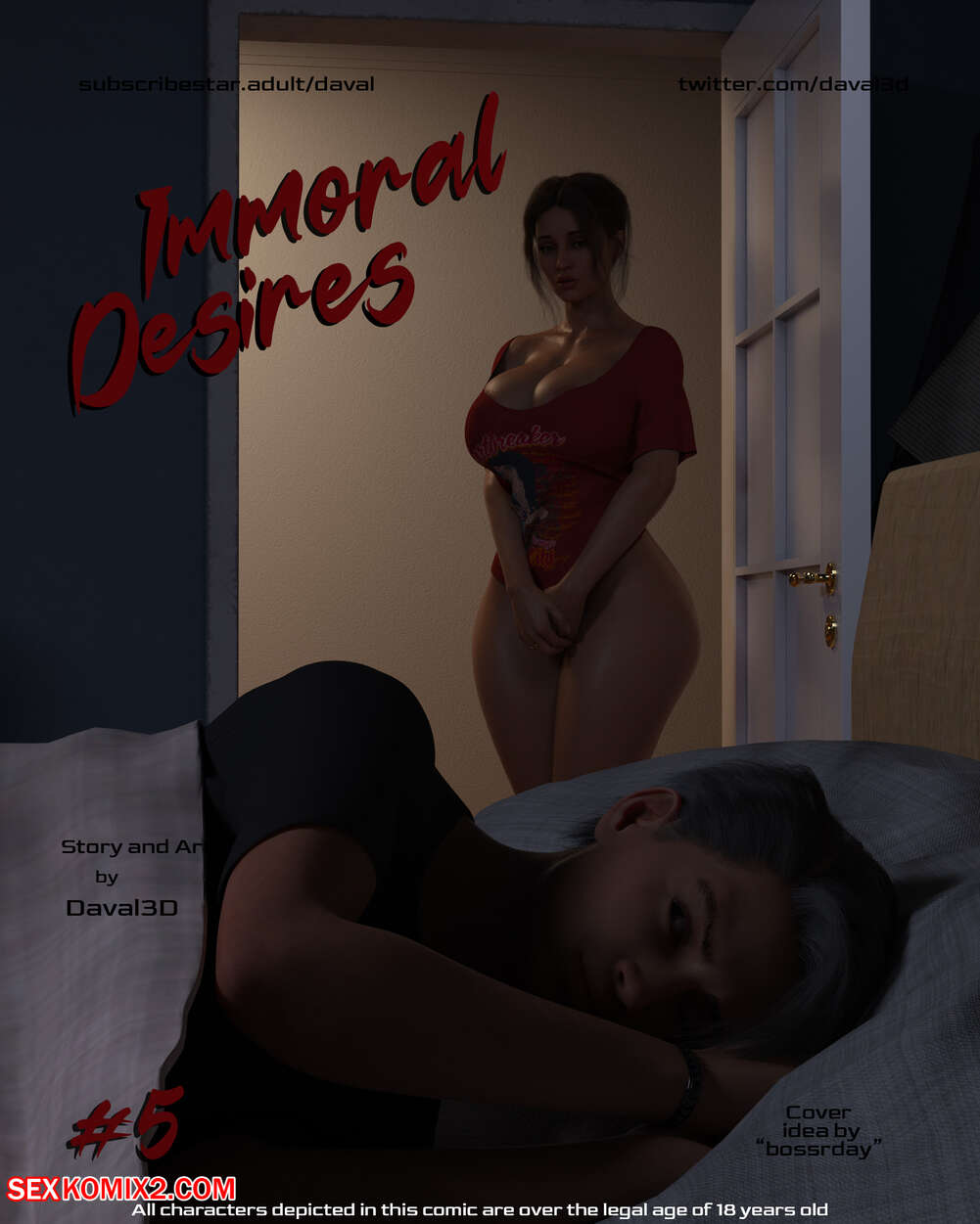 Porn comic Immoral Desires. Chapter 5. Daval3D
