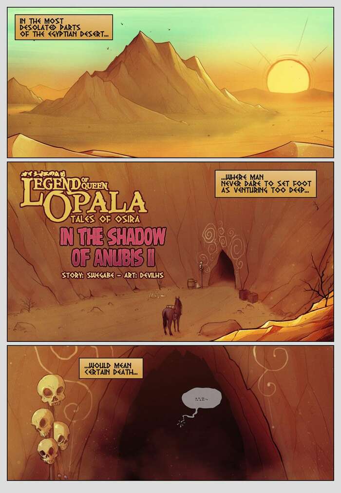 Porn comic In The Shadow Of Anubis. Part 2. Legend Of Queen Opala.