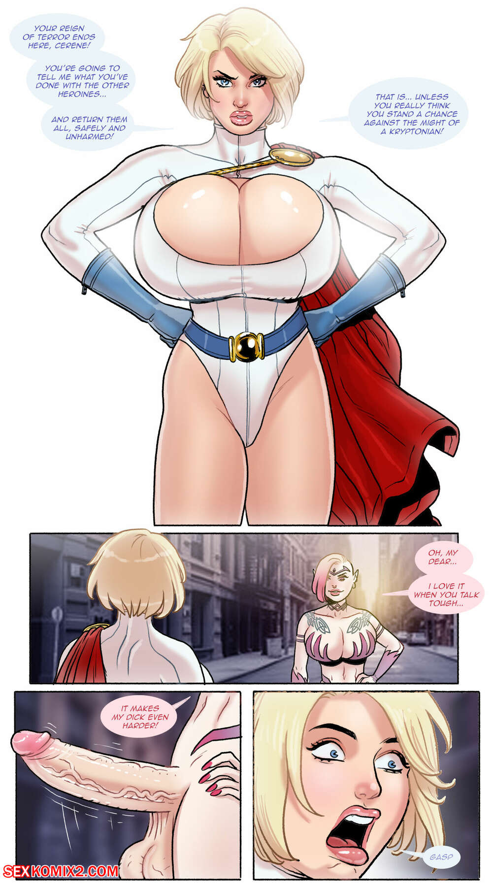 Porn comic Instant Loss. Power Girl, Street Fighter. Pegasus