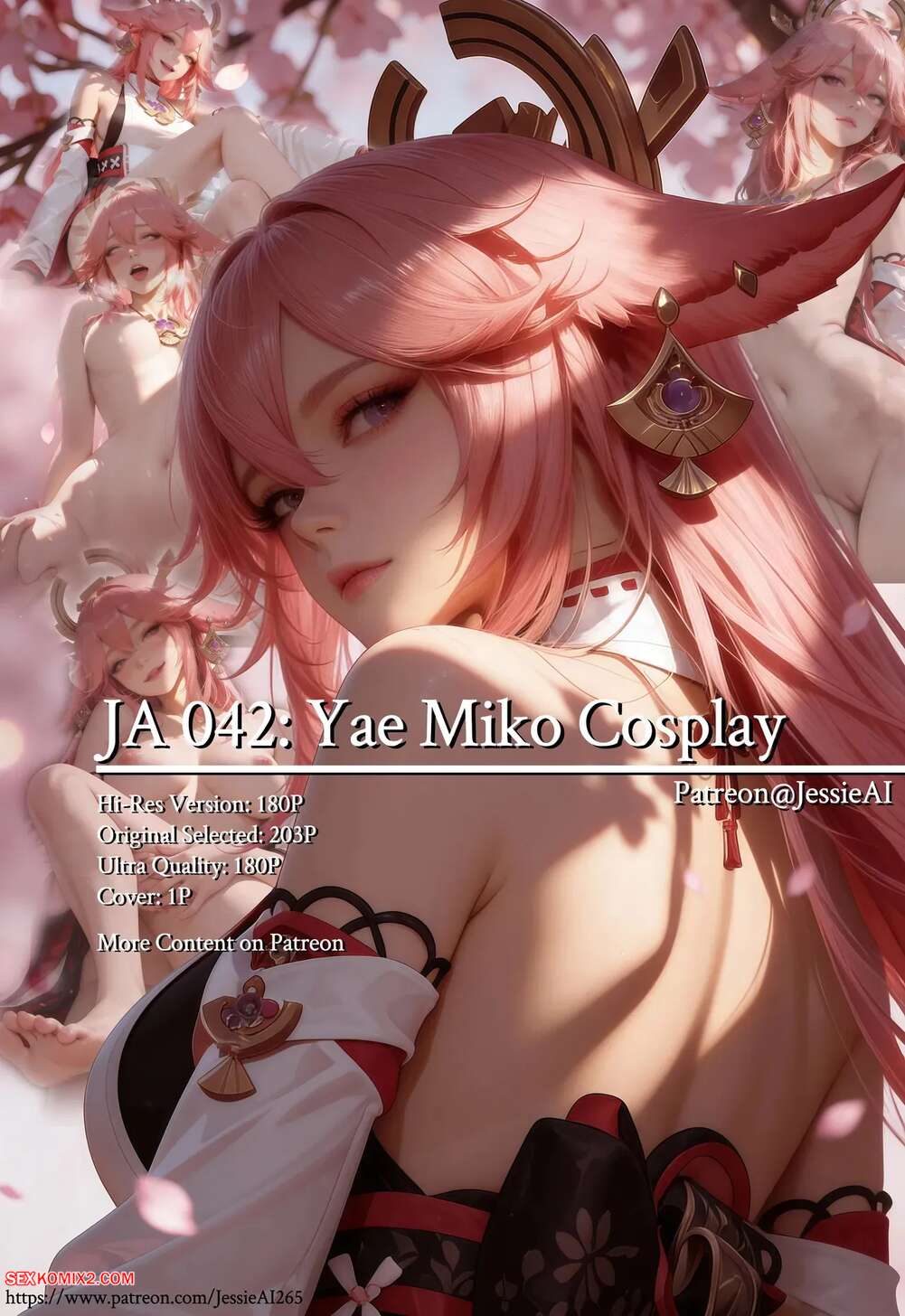 Porn comic JA043. Yae Miko Cosplay. Jessie AI