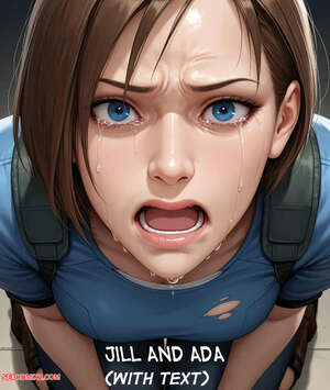 Porn comic Jill and Ada. Exclusive with text. ArtificalArt