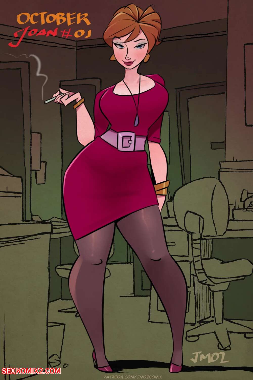 Porn comic Joan Holloway. Mad Men. Jmoz Comix