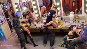 Porn comic KPop Demon Hunters Fan Service. Auxtasy