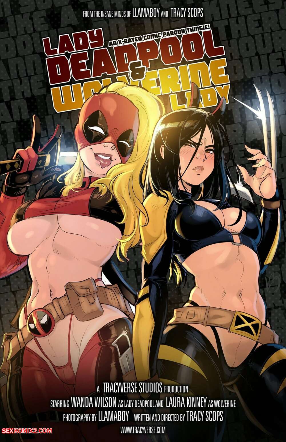 Porn comic Lady Deadpool and Wolverine Lady. Tracy Scops.