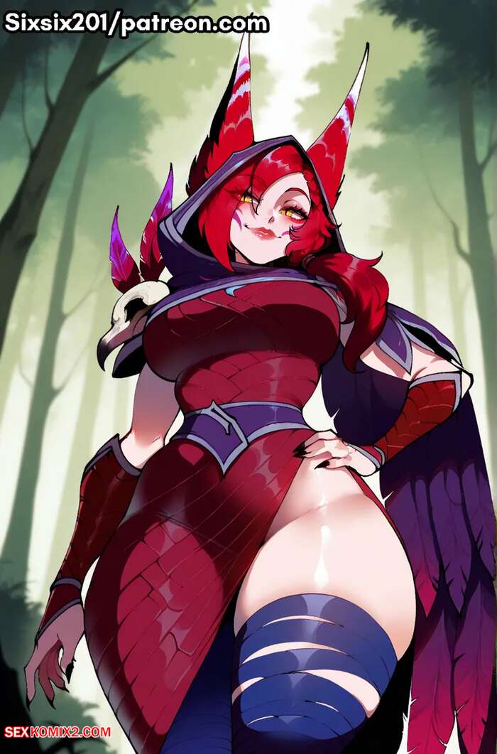 Porn comic League of Legends. Xayah Sixsix201