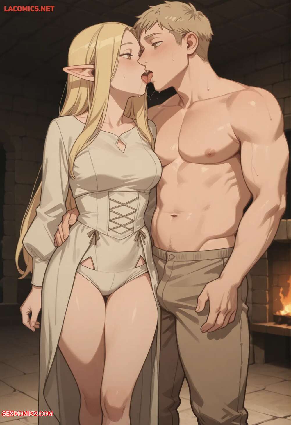 Porn comic Left Behind. Marcille x Laios. Scarlet Meow