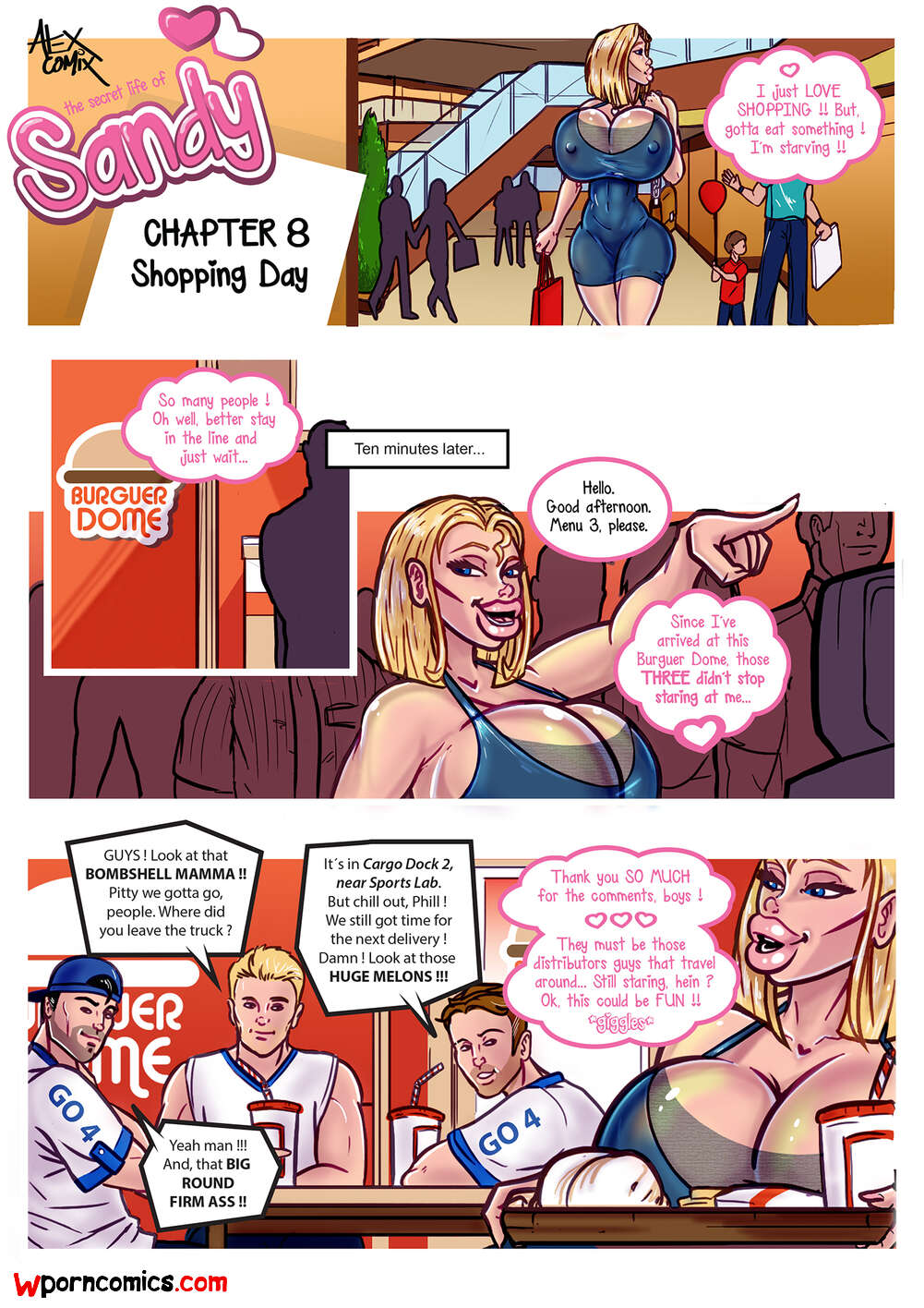 Porn comic Life of Sandy. Part 8.
