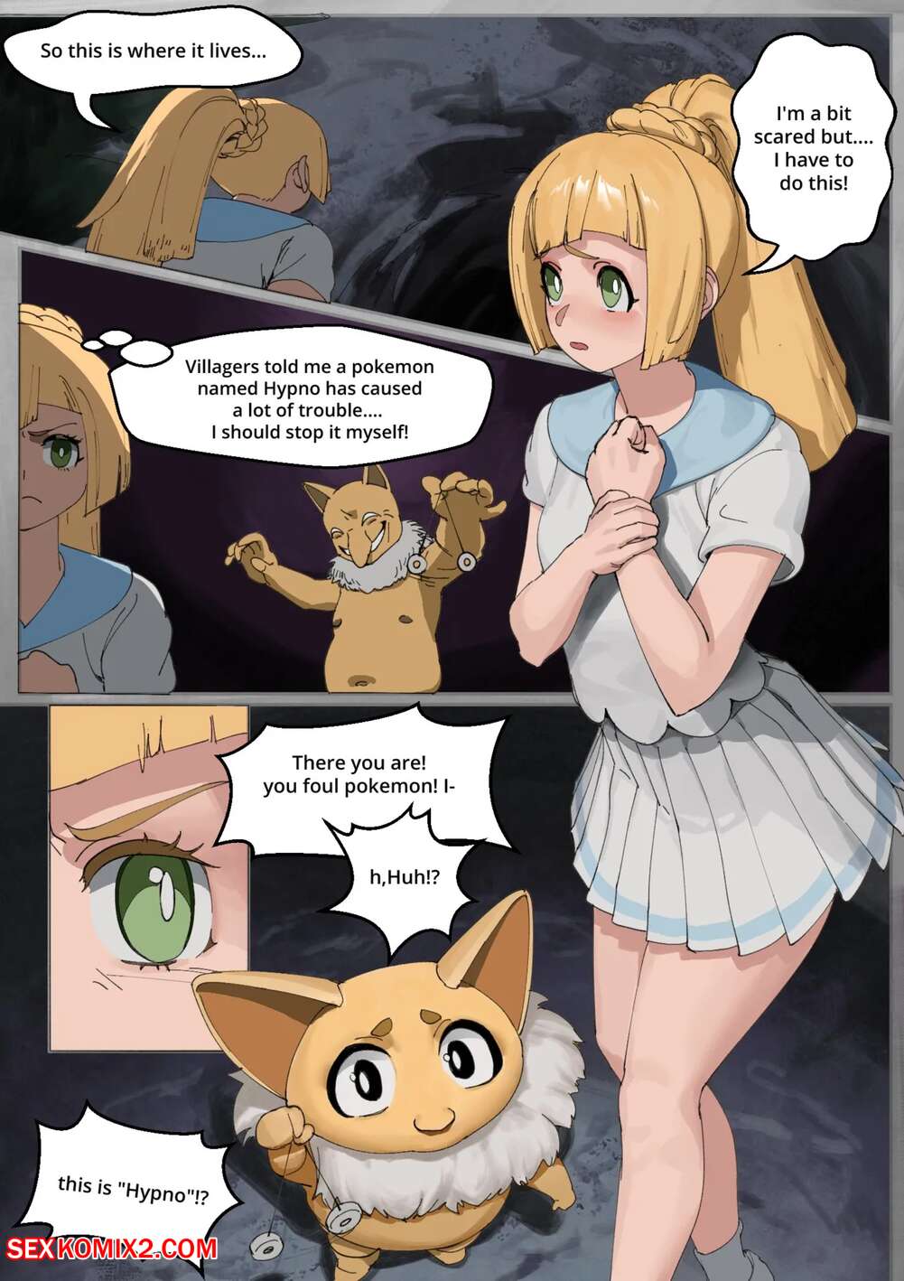 Porn comic Lillia thinks hypnos are cute. Pokemon. Wjs07