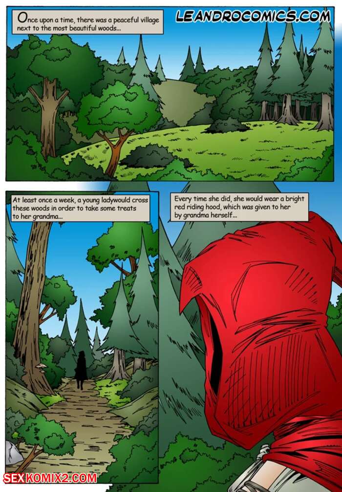 Porn comic Little Red Riding Hood. Chapter 1. Leandro Comics.