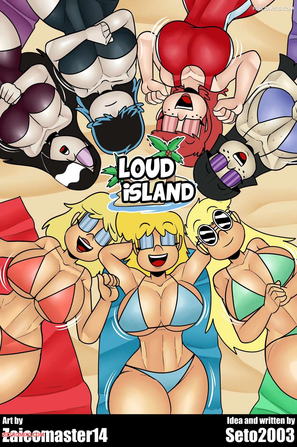 Porn comic Loud Island. The Loud House. Zaicomaster14