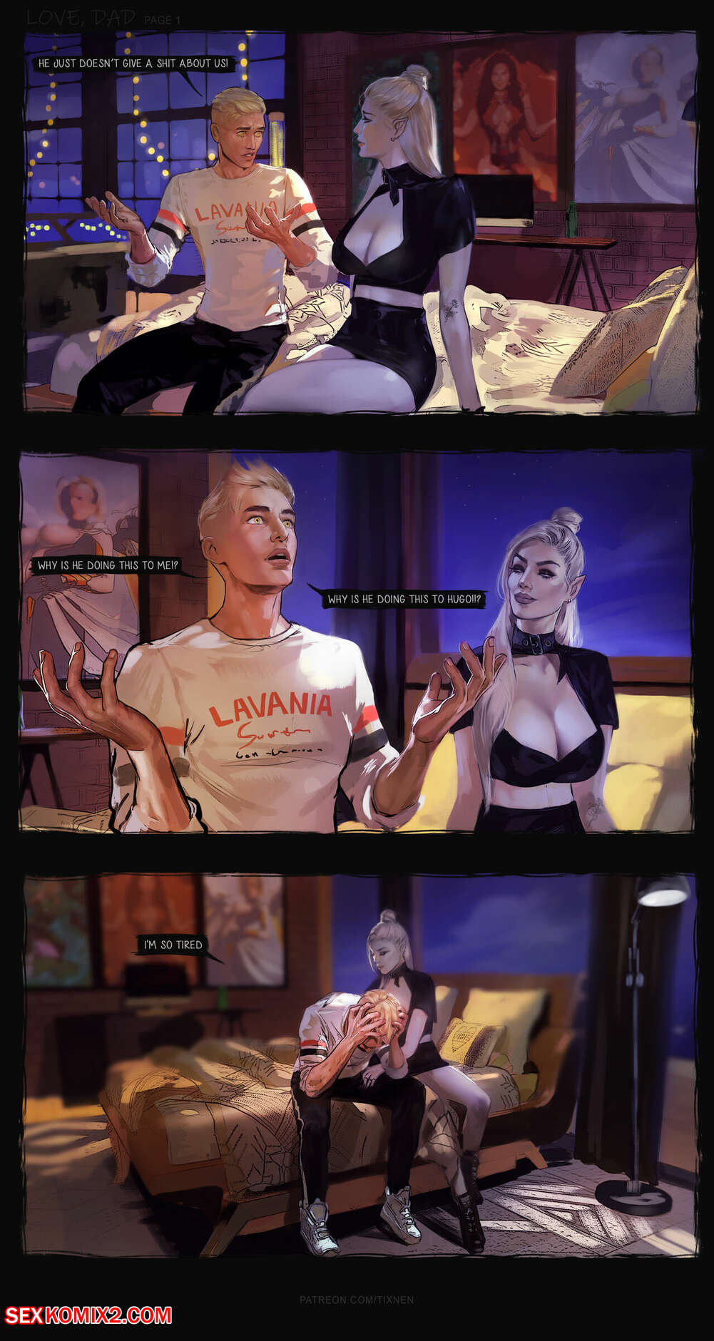 Porn comic Love Dad. Tixnen