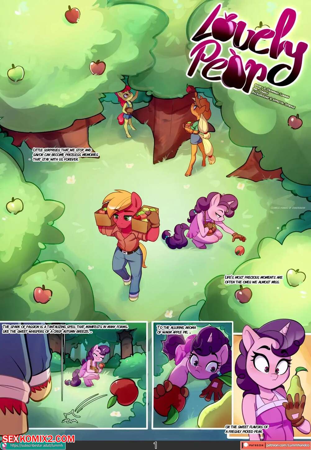 Porn comic Lovely Pear. Lummh