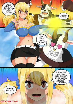Porn comic Lucy X Taurus. Erebeta. Fairy Tail