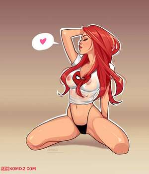 Porn comic Mary Jane and unexpected visitor. Olena Minko