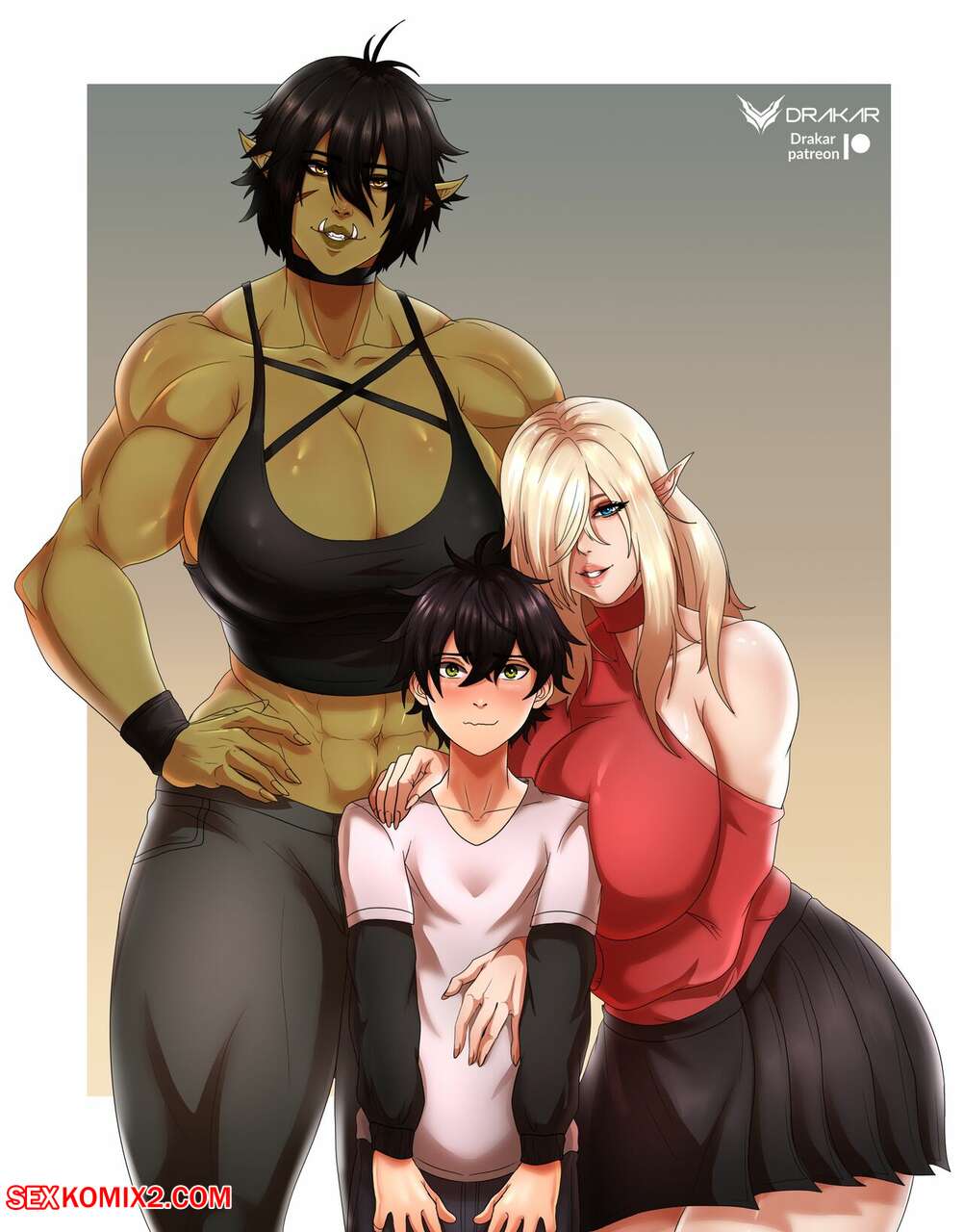 Porn comic Meeting my roommates. Drakar