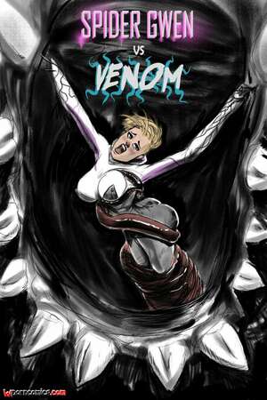Porn comic Meinfischer. SpiderMan. SpiderGwen vs Venom