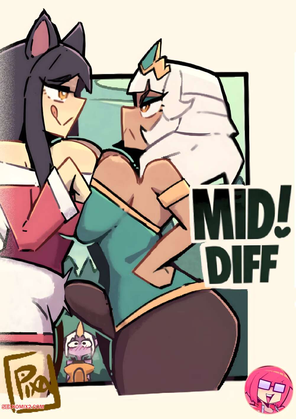 Porn comic MID. League of Legends. Pixzapix