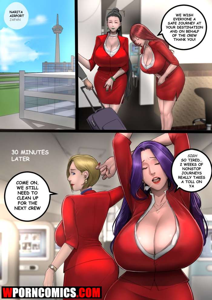 😈 Porn comic MILF Airline. Side Story. Hot Spring. Erotic comic to relax  in 😈 | Porn comics hentai adult only 