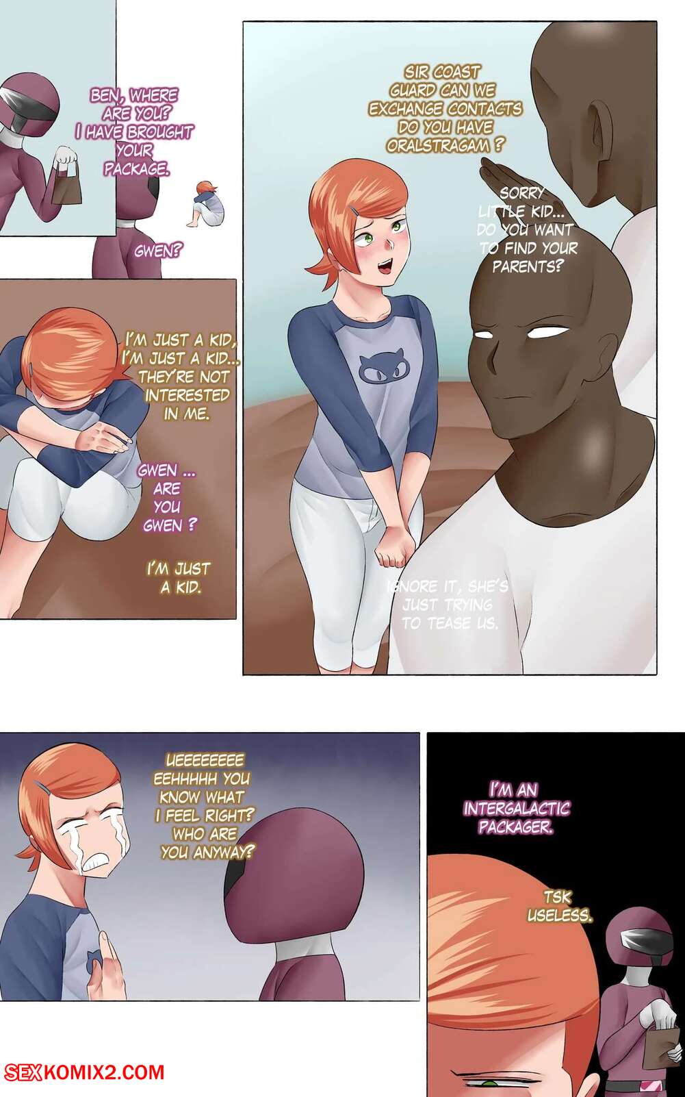 Porn comic Milf Cerum For Gwen. Neko Plus