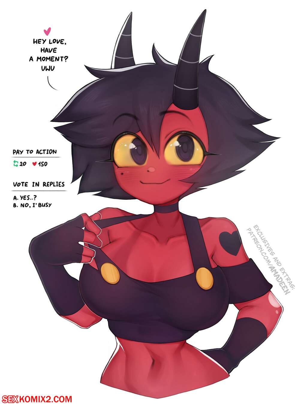 Porn comic Millies Stripgame. Amadeen