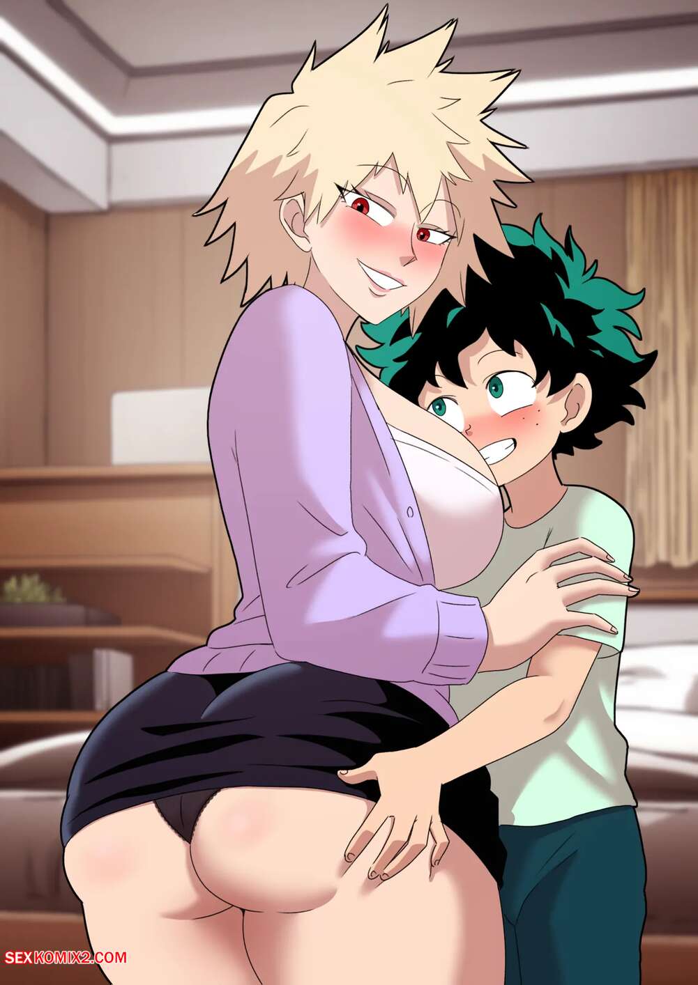 Porn comic Mitsuki and Izuku. My Hero Academia. Fufan.