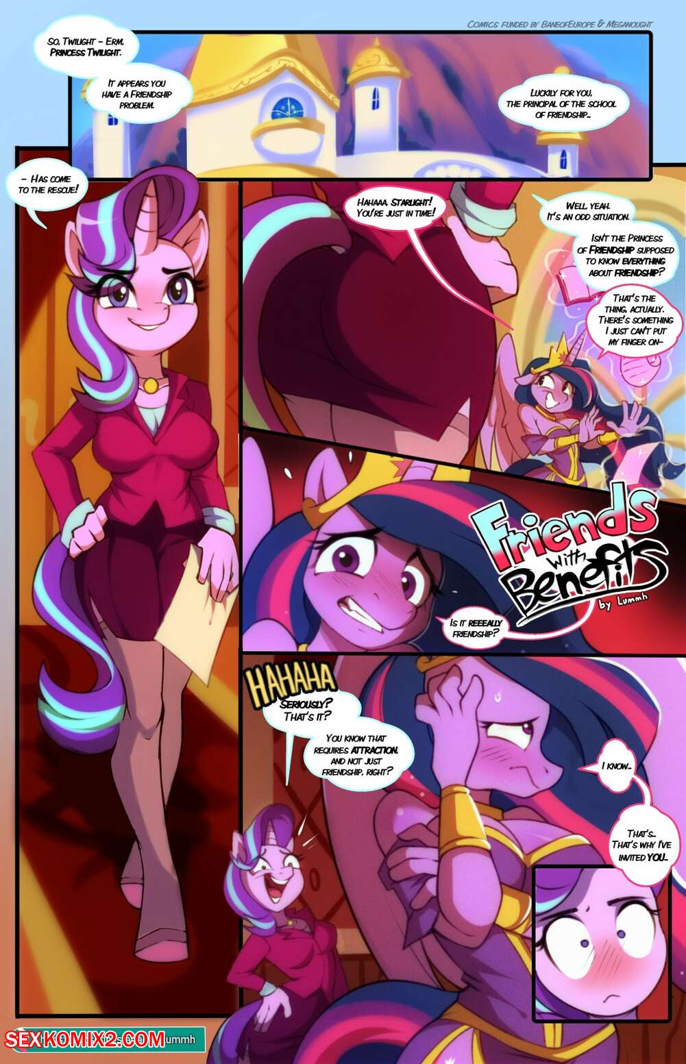 Porn comic MLP Friendship With Benefits. Lummh