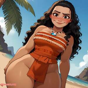 Porn comic Moana x BBC. Floxin