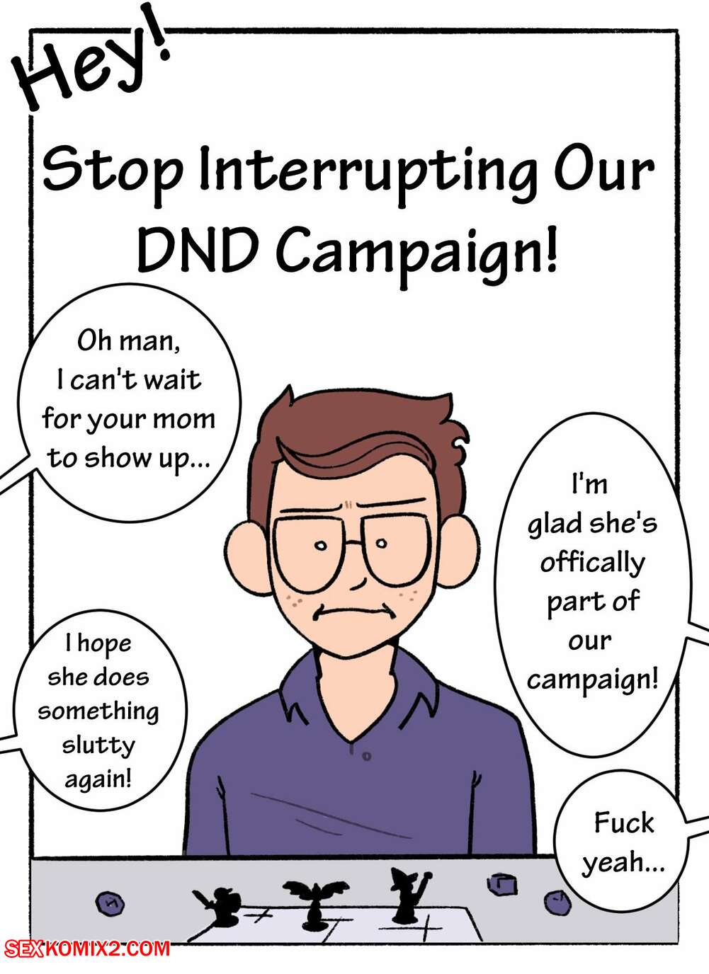 Porn comic Mom. Dont Interrupt Our DnD Campaign. Chapter 2. DeadEndDraws.
