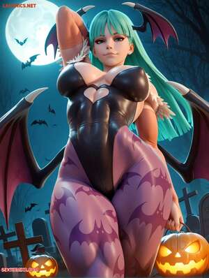 Porn comic Morrigan Aensland. Pein