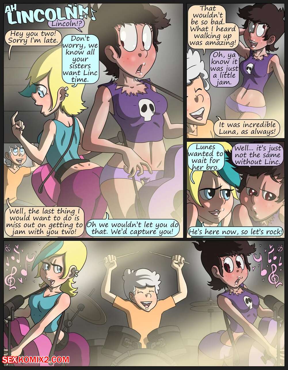 Porn comic My Sisters Friends. Chapter 3. The Loud House. MedullaMind.