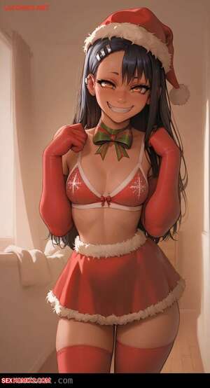 Porn comic Nagatoro Christmas. Era of Meat