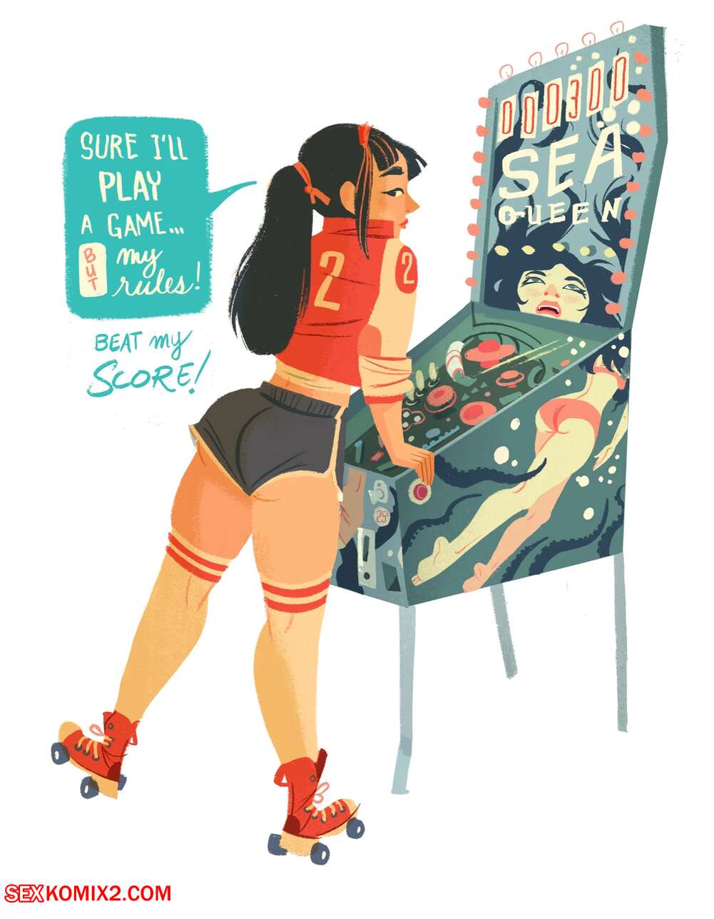 Porn comic Nancys Strip Game. RimbleD.