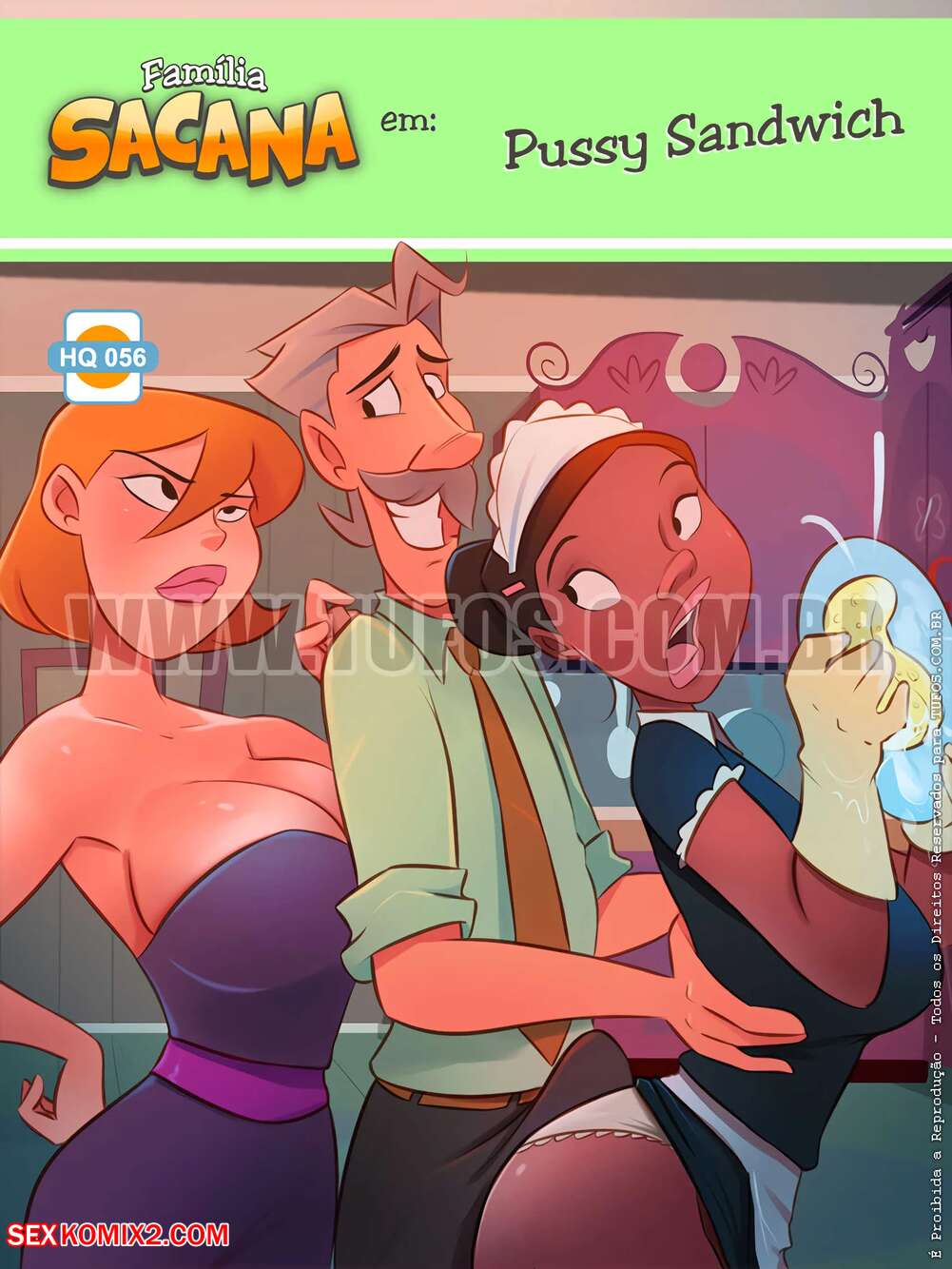 Porn comic Naughty Fam. Chapter 56. WC TF.