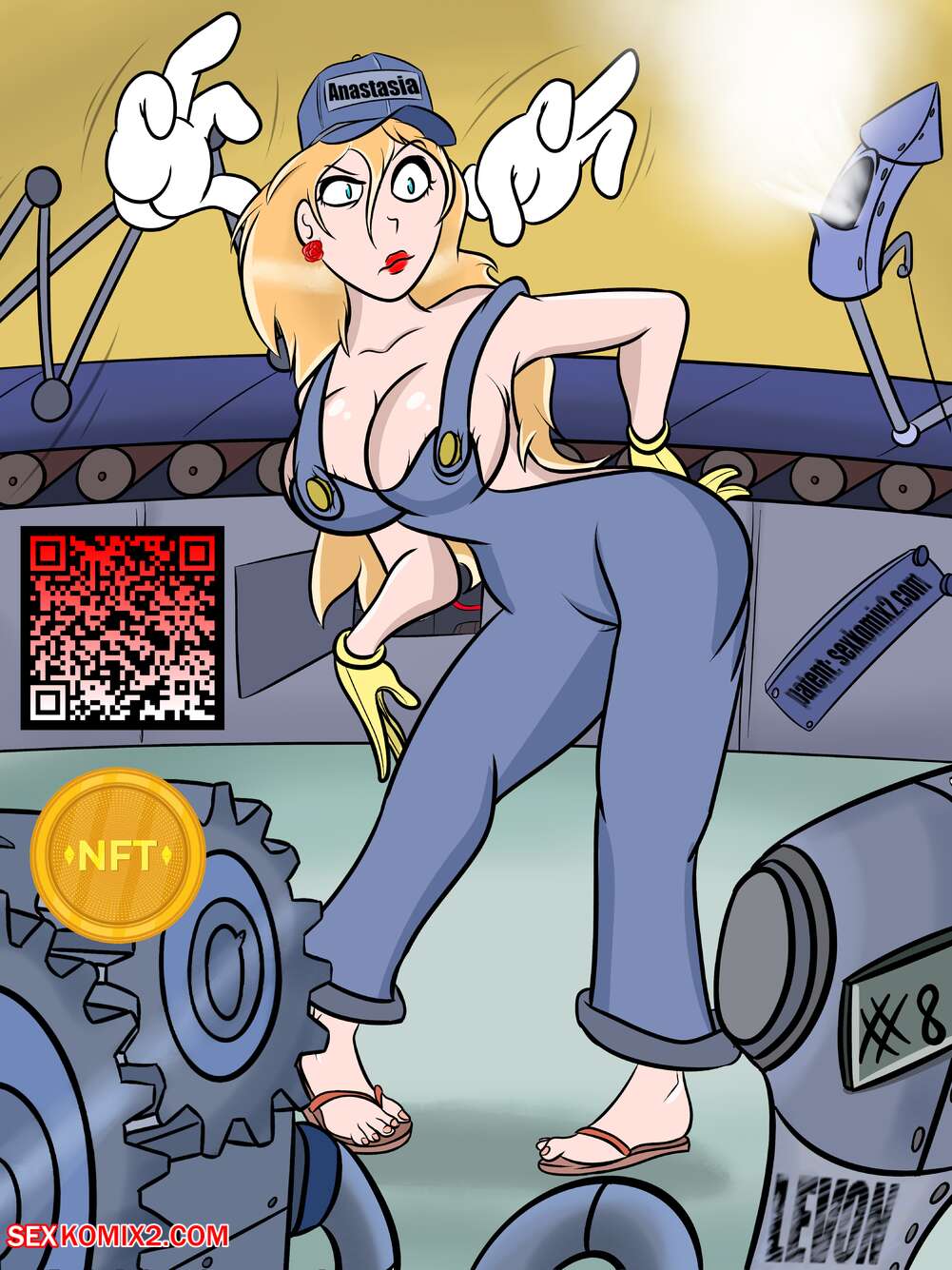 Porn comic NFT Anastasia 8. artist LEV0N. universe Dsn.