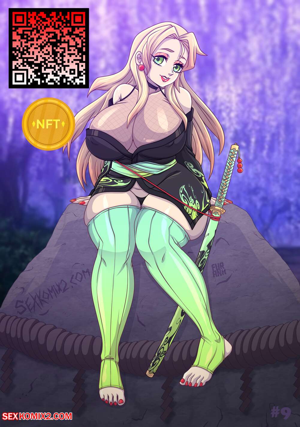 Porn comic NFT Anastasia 9. artist Furanh. universe DmnSlr.